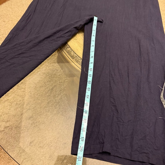 Petal And Pup Yardlee Jumpsuit Loose Fit Wide Leg Crop Rayon Blend Navy Size 6 - Picture 12 of 13